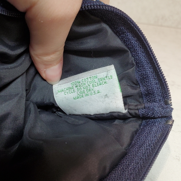 Vera Bradley Brush & Pencil Case - Windsor Navy - Picture 8 of 9